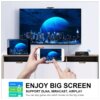 Kép 3/12 - R9 Android 9.0 2.4G/5G WiFi Digital TV Box 4K médialejátszó távirányítóval