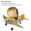 Kép 5/8 - WLtoys A250 RC siklórepülőgép 2,4 GHz-es 4 csatornás 6 tengelyes Gyro BF109 modell - Kék