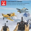 Kép 6/8 - WLtoys A250 RC siklórepülőgép 2,4 GHz-es 4 csatornás 6 tengelyes Gyro BF109 modell - Kék