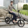 Kép 8/20 - Samebike 20LVXD30 elektromos kerékpár 48V 350W 10.4AH akkumulátor Max sebesség 35km/h - Fekete