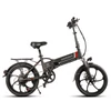 Kép 13/20 - Samebike 20LVXD30 elektromos kerékpár 48V 350W 10.4AH akkumulátor Max sebesség 35km/h - Fekete