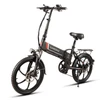 Kép 14/20 - Samebike 20LVXD30 elektromos kerékpár 48V 350W 10.4AH akkumulátor Max sebesség 35km/h - Fekete