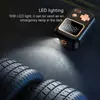 Kép 7/11 - 150PSI vezetéknélküli kézi légkompresszor, elektromos gumiabroncs-felfújó LED lámpával autók motorkerékpár gumiabroncsaihoz