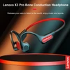 Kép 2/14 - Lenovo X3 Pro Bone Conduction vezeték nélküli BT5.3 fülhallgató sport fejhallgató vízálló kihangosító mikrofonnal - Fehér