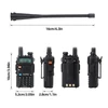 Kép 2/20 - BAOFENG UV-5R 5W Walkie Talkie FM adó-vevő kétirányú rádió