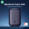 Kép 5/20 - Xiaomi Mijia Electric Razor S600 kártya méretű hordozható valódi bőr tok intelligens érzékelő