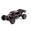 Kép 2/11 - WLtoys 124016 RC lánctalpas terepkocsi 1/12 2,4 GHz 75 km/h 4WD RTR fém alváz