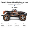 Kép 6/12 - WLtoys 104018 1/10 2,4 GHz 55 km/h terepjáró teherautók kefe nélküli motor 4WD