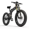 Kép 7/20 - BEZIOR X-PLUS 1500W összecsukható elektromos kerékpár - Szürke