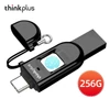 Kép 1/12 - Lenovo thinkplus TFU301 C típusú flash meghajtó + USB 3.0 ujjlenyomat titkosítás – 256 GB