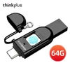 Kép 9/12 - Lenovo thinkplus TFU301 C típusú flash meghajtó + USB 3.0 ujjlenyomat titkosítás – 64 GB