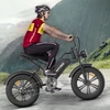 Kép 3/12 - HAPPYRUN G50 E-bike 750W kefe nélküli motor 20*4,0'' vastag gumi elektromos hegyikerékpár - Fekete