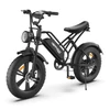 Kép 1/12 - HAPPYRUN G50 E-bike 750W kefe nélküli motor 20*4,0'' vastag gumi elektromos hegyikerékpár - Fekete