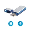 Kép 6/10 - USB digitális hangrögzítő, flash meghajtó, pendrive 18 óra felvétel, újratölthető - 8 GB, kék