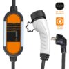Kép 4/7 - Hordozható elektromos töltő, Type2 IEC62196-2 8A-16A 5M kábel, elektromos járműtöltő EU dugaszolható elektromos töltőállomás adapter