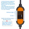 Kép 6/7 - Hordozható elektromos töltő, Type2 IEC62196-2 8A-16A 5M kábel, elektromos járműtöltő EU dugaszolható elektromos töltőállomás adapter