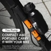 Kép 12/17 - WEST BIKING 90PSI Hordozható e-Bike, kosárlabda, gumiabroncs pumpa - Fekete