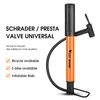 Kép 14/17 - WEST BIKING 90PSI Hordozható e-Bike, kosárlabda, gumiabroncs pumpa - Fekete