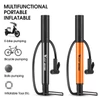 Kép 13/17 - WEST BIKING 90PSI Hordozható e-Bike, kosárlabda, gumiabroncs pumpa - Narancs