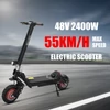 Kép 2/12 - ZO G63 11 hüvelykes összecsukható elektromos robogó, 2400 W intelligens alkalmazással utazó felnőttek számára - Piros
