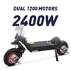 Kép 5/12 - ZO G63 11 hüvelykes összecsukható elektromos robogó, 2400 W intelligens alkalmazással utazó felnőttek számára - Piros