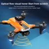 Kép 6/6 - S8 5G WIFI FPV távirányítós drón kettős kamera 4K optikai áramlási pozicionáló akadályelkerülő tárolótáskával - Narancs, 2 akkumulátorral