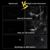 Kép 7/20 - 36 MP 4K digitális infravörös éjjellátó távcső 3,2 hüvelykes LCD képernyővel, 250-300 m látótávolság barlangászáshoz madármegfigyeléshez, éjszakai vadászathoz