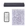 Kép 5/6 - USB Stencil Transfer gép tetoválás minta APP hőnyomtatás egy kattintással - Fehér