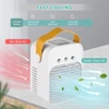 Kép 11/11 - Hordozható léghűtő ventilátor asztali párásító