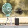 Kép 6/14 - Újratölthető akkumulátoros kemping ventilátor és hordozható USB LED lámpa akasztható vagy asztali használatra, 2400mah - Hurrikán pink