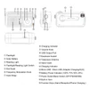 Kép 6/10 - Hordozható napelemes rádió USB újratölthető FM/AM/SW SOS ébresztő rádió elemlámpával és olvasólámpával kempingezéshez - Zöld