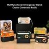 Kép 4/11 - Hordozható napelemes rádió USB újratölthető FM/AM/SW SOS ébresztő rádió elemlámpával és olvasólámpával kempingezéshez - Sárga