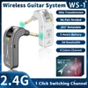 Kép 6/16 - WS-1 2,4 GHz vezeték nélküli gitárrendszer újratölthető audio adó és vevő - Ezüst