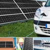 Kép 4/12 - Rugalmas 12V 100W kiváló minőségű autós napelemes monokristályos szilícium csatlakozódobozzal Vízálló IP65 lakóautóhoz