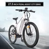 Kép 3/14 - GOGOBEST GM26 elektromos kerékpár 27,5 hüvelykes 250 W-os motorpedál-asszisztens - Ezüst