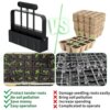 Kép 8/14 - Kézi palánta talajblokkoló ABS talajtömb-készítő újrafelhasználható talajblokkoló eszköz palánták számára