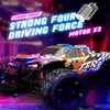 Kép 4/4 - 9501E 1/16 2,4 GHz 40 km/h távirányítós 4WD mászóautó - Narancs, 2 akkumulátor