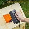 Kép 7/20 - LaserPecker 2 Deluxe Version 5W félvezető lézeres kézi lézerjelölő, gravírozó és vágógép forgóhengerrel, Power Bankkal