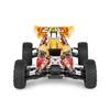 Kép 3/12 - WLtoys XKS 144010 2,4 GHz-es 4WD terepjáró 75 km/h 1/14 versenyautó RTR fém alvázzal - Sárga