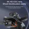 Kép 10/10 - S172 MAX 5G WIFI FPV 4K kamera, 5 oldalas, akadályelkerülő, összecsukható drón tárolótáskával - Fekete, 1 akkumulátor, Optikai áramlási pozicionálás