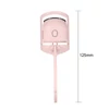 Kép 6/12 - USB újratölthető elektromos fűtött szempilla göndörítő 2 állítható hőmérsékletű szempillaspirál kefével - Pink