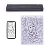 Kép 5/12 - USB tetováló transzfer stencil gép 15 db tetováló papírral - Fehér