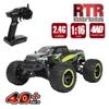 Kép 10/10 - SZ253-0202 2.4GHz 1/16 RC 4WD terepjáró 40km/h RTR - Zöld, 2 akkumulátor