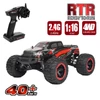 Kép 6/6 - SZ253-0202 2.4GHz 1/16 RC 4WD terepjáró 40km/h RTR - Piros, 2 akkumulátor