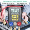 Kép 3/10 - Hűtéstechnikai digitális nyomásmérő vákuumnyomás-elosztócső teszter HVAC hőmérséklet és vákuumnyomás teszter
