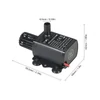 Kép 5/14 - Decdeal DC12V 5W Ultra-csendes mini búvárvízszivattyú szökőkúthoz, akváriumi keringető 280 l/h Emelés 300 cm
