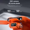 Kép 7/10 - F12 GPS 4K kamera távirányítós drón optikai áramlással vizuális pozicionáló kézmozdulatokkal fényképezés tárolótáskával - Narancs, 1 akkumulátor