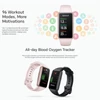 Kép 12/14 - HONOR Band 7 1,47 hüvelykes AMOLED képernyő BT5.0 intelligens karkötő - Pink