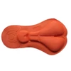 Kép 9/9 - Lixada férfi kerékpáros rövidnadrág zselé 3D párnázott - Narancs, XXXL méret