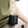 Kép 9/13 - USB újratölthető hordozható derékra akasztott ventilátor némítás lapát nélkül - Fehér